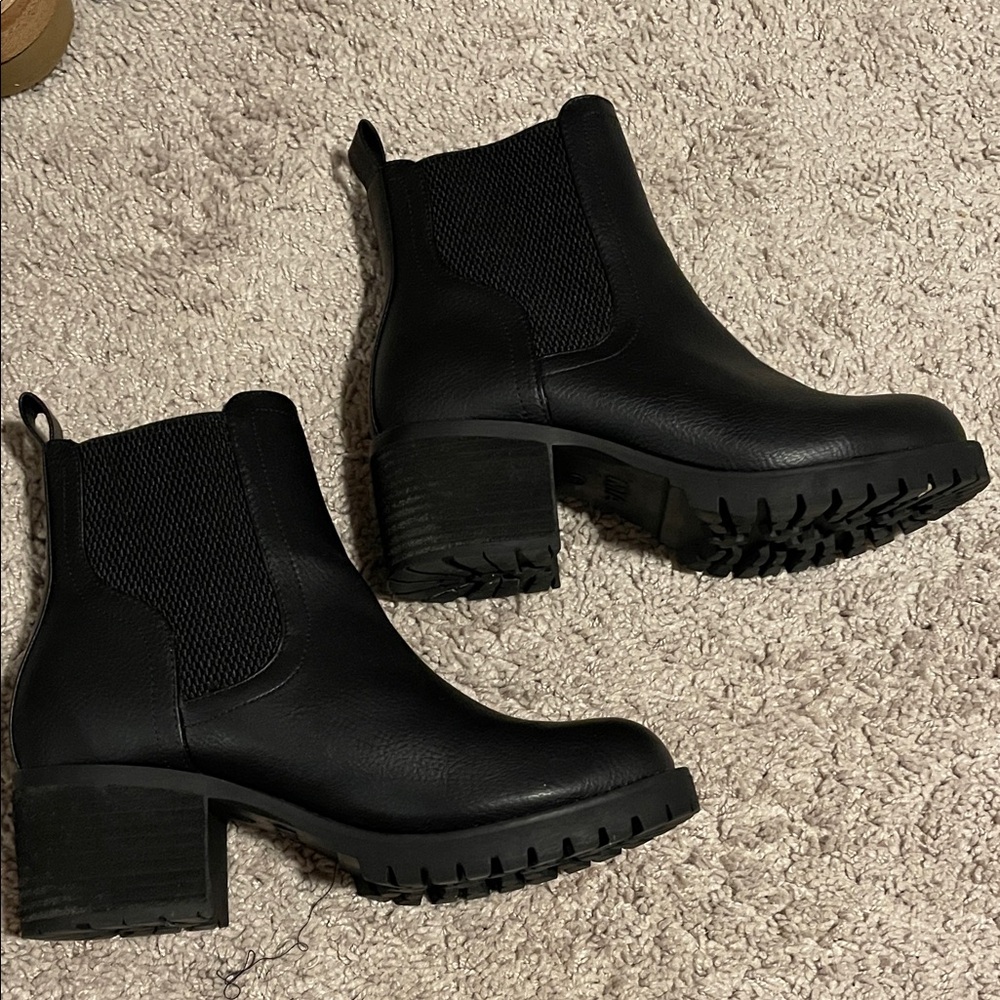 MIA Black Ankle Booties